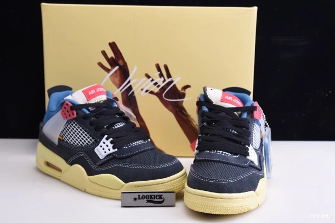 1039 RETRO JORDAN AIR 4 UNION GoAnywhere NOIR OFF DC9533- 0520